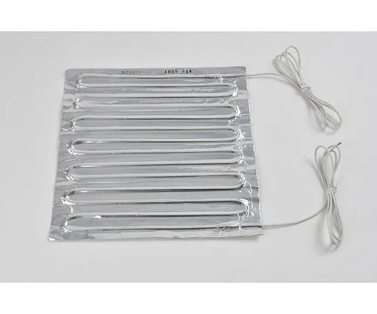 64-3427-06　Aluminum Foil Heater 100V 94 W 250mm x 250mm Lead Wire 1m　AL100-94-250-250