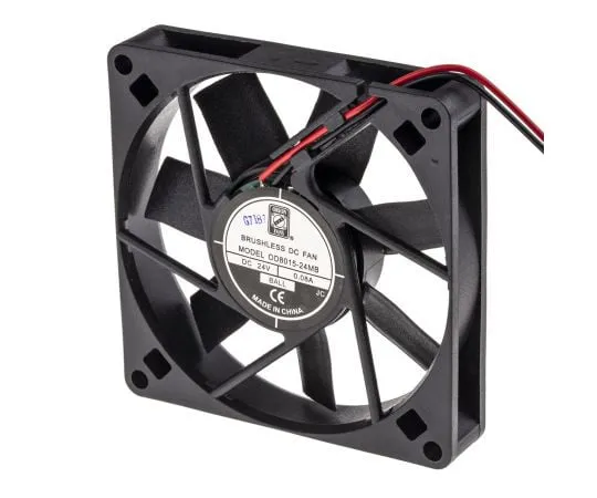 63-4867-60　RS PRO Axial Fan, 80 x 80 x 15mm, 23cfm, 3.6W, 24 V dc　541-5261