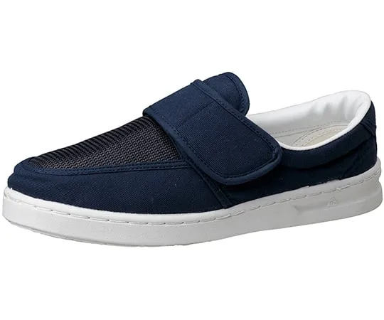 64-8057-11　Unisex Electrostatic Work Shoes, Elepath Navy 21.5 cm M113-NV-21.5　M113-NV-21.5