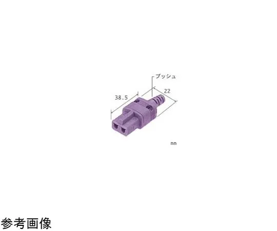 65-3532-14　Thermocouple Connector ASP Plug Thermocouple Type: E Type Shape: M Bush Diameter (φmm): 2.5　ASP-E-M-2.5