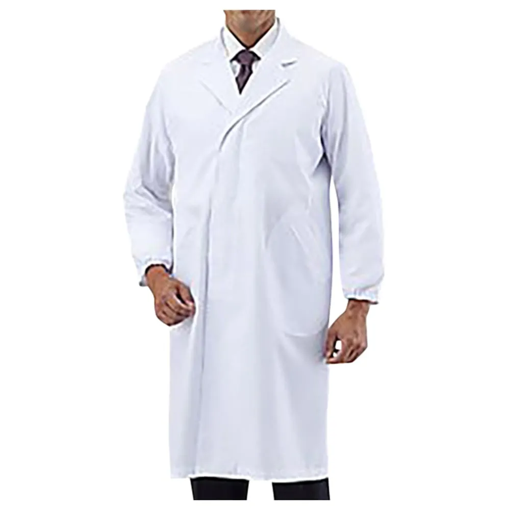 1-3283-01　ASLAB White Coat Single (For Men) S　AL-MS