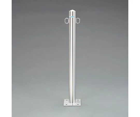 64-7982-55　Barricade Stand (Stainless Steel, with Hook) φ 76.3 x 850 mm　EA983FK-112