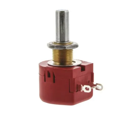 63-4837-34　TE Connectivity 1 Gang Rotary Wirewound Potentiometer with a 6.35 mm Dia. Shaft, 1kΩ, ±10%, 1W, Linear TW1102KA　TW1102KA