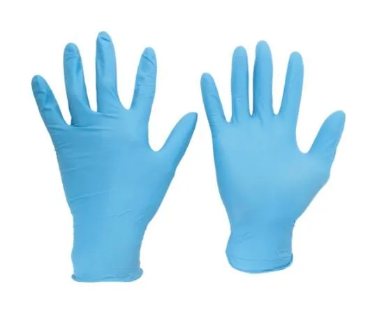 67-3143-83　Nitrile Disposable Gloves Belte 750 K Blue No Powder 100 ct SS Size　VERTE-750K-SS