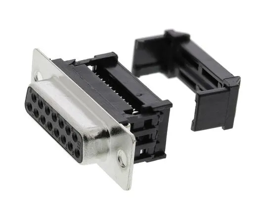 63-4910-57　RS 1.27mm Pitch 15 Way IDC D-sub Connector, Socket, Metal Shell　642-4890