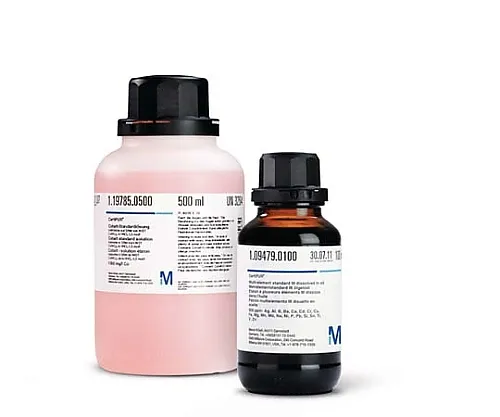 61-0307-11　Multielement Standard II Oil-Based 100 ppm: Ag, Al, B, Ba, Ca, Cd, Cr, Cu, Fe, Mg, Mn, Mo, Na, Ni, P, Pb, Si, Sn, Ti, V, Zn Certipur(R) 109469 100mL　1.09469.0100