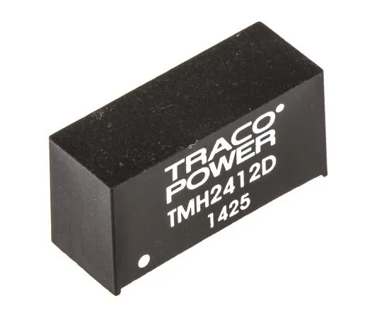 63-4759-40　TRACOPOWER TMH 2W Isolated DC-DC Converter Through Hole, Voltage in 21.6 → 26.4 V dc, Voltage out ±12V dc　TMH 2412D