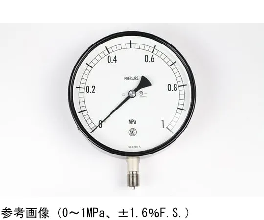 65-4290-20　Normal Pressure Gauge (Φ150) Vertical A Frame 0.1 MPa　AG10-133