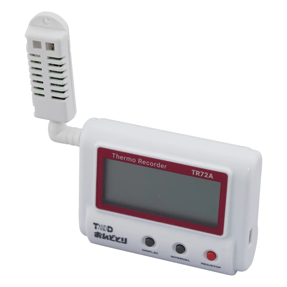 6-8030-31-24　［Discontinued］Cloud compatible USB connection temperature humidity data logger with JCSS calibration certificate　TR72A