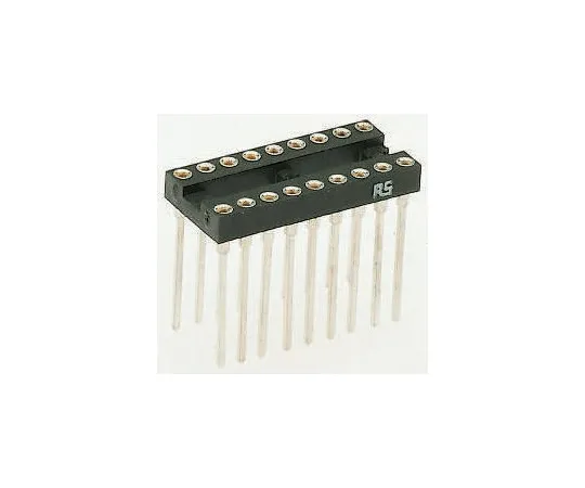 63-4719-30　Winslow 2.54mm Pitch Vertical 20 Way, Through Hole Turned Pin Open Frame IC Dip Socket, 5A　W30620T3RC
