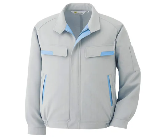 65-1278-56　Work Clothes, VERDEXCEL Male/Female Pair Long Sleeve Blouson Silver Gray SS VES271UESS　VES271-UE-SS