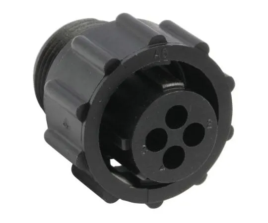63-4687-18　TE Connectivity CPC Series 1 Series Cable Mount Connector, 4 contacts Socket　206060-1