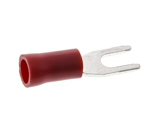 63-4727-25　RS PRO Insulated Crimp Spade Connector, 0.5mm² to 1.5mm², 22AWG to 16AWG, M3 Stud Size Vinyl, Red　208-2515