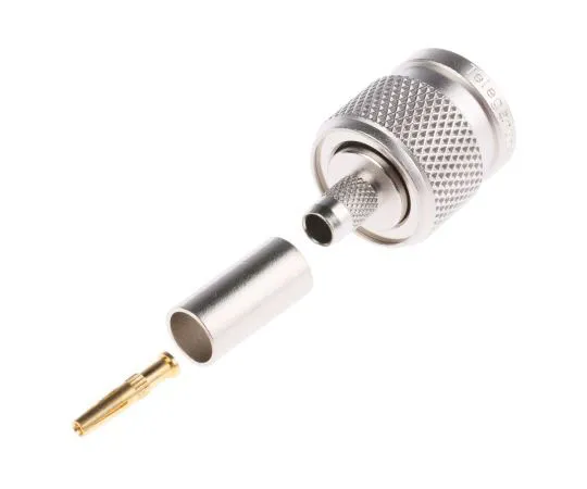63-4844-71　Telegartner Straight 50Ω Cable Mount TNC Connector, Crimp Termination, Reverse Polarity, RG58 C/U　J01010R0000