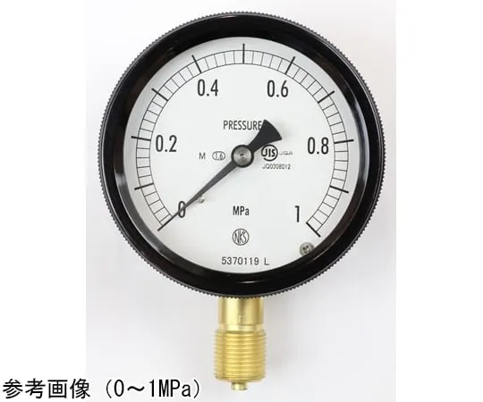 65-4296-73　Sealed Pressure Gauge (75Φ) Vertical A-Frame for Steam 0.6 MPa　BC12-131