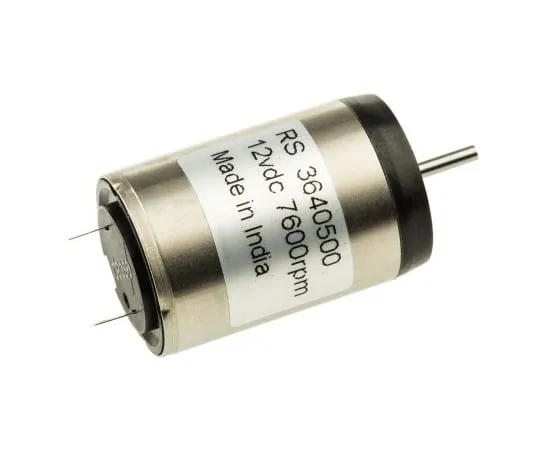 63-4773-82　Portescap DC Motor, 4.5 W, 12 V dc, 8.48 mNm, 7600 rpm, 2mm Shaft Diameter　22V28-213E.201