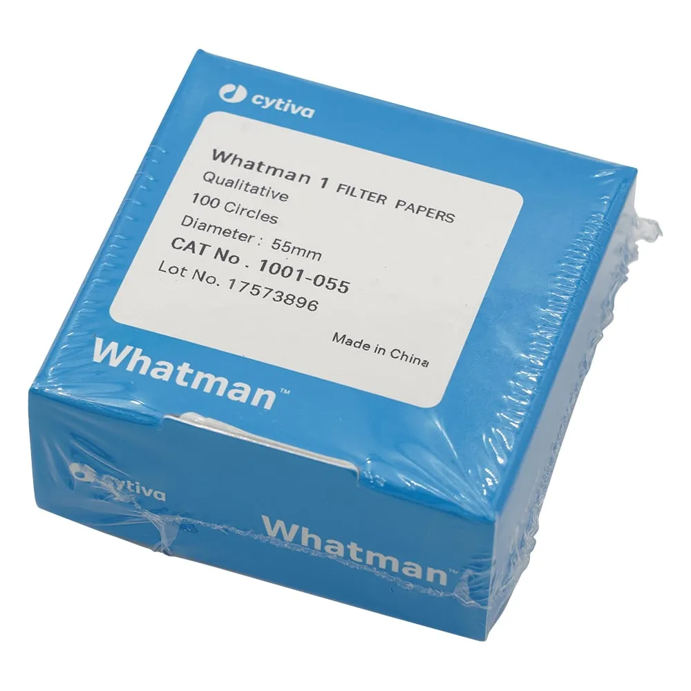 2-317-01　Qualitative Circular Filter Paper No.1 5.5cm 100 Pieces　1001-055