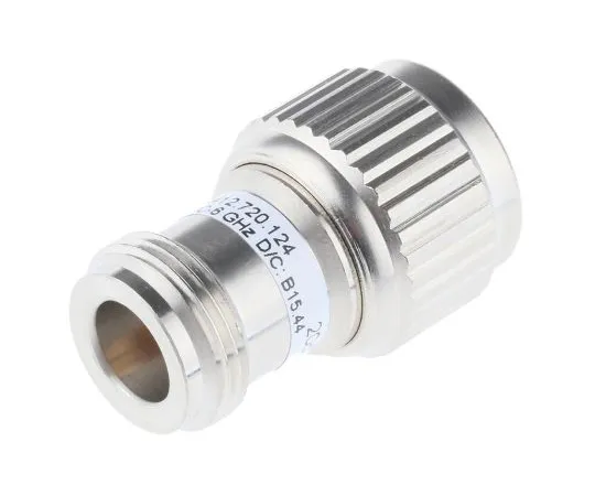 63-4752-92　50Ω RF Attenuator Straight N Connector N Plug to N Socket 20dB, Operating Frequency 6GHz　R412720124