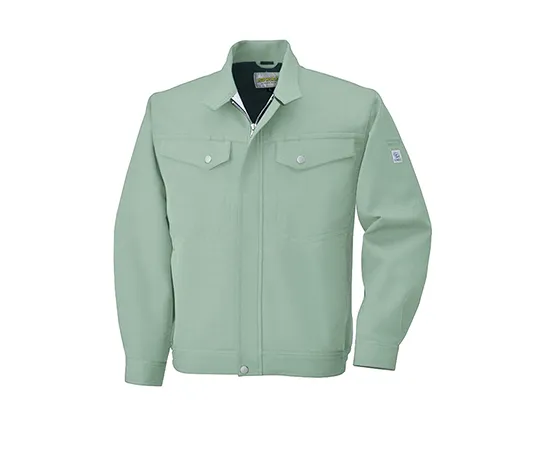 63-1789-34　Long Sleeve Jacket Green x Silver Gray　2646-25-S