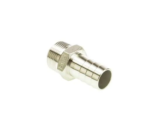 63-4834-59　RS PRO Stainless Steel Hexagon Hose Nipple 1in R(T) Male Male 2.72in　499-3776