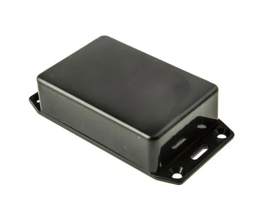 63-4831-35　Hammond 1591, ABS Enclosure, IP54, Flanged, 85 x 56 x 21mm　1591MFLBK