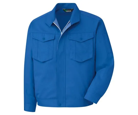 65-1275-11　Work Clothes, Male/Female Pair Long Sleeve Blouson Royal Blue SS GS2348-UE-SS　GS2348-UE-SS