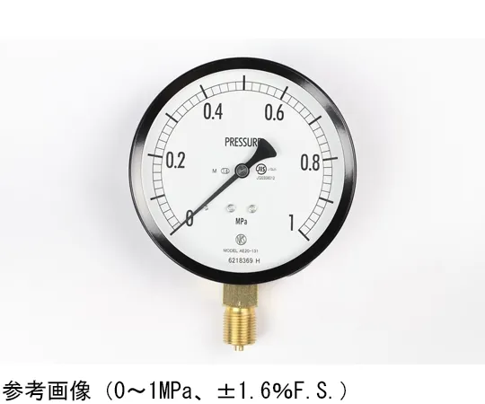 65-4283-47　Normal Pressure Gauge (Φ100) Vertical A Frame for Steam 0.16 MPa　AE20-131