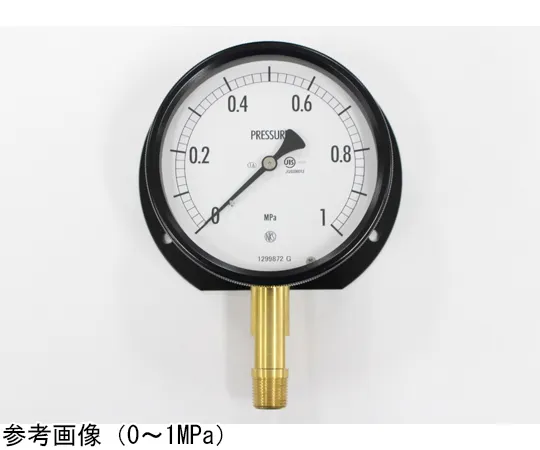 65-4302-28　Sealed Pressure Gauge (100Φ) Vertical B Frame -0.1~0.25 MPa　BE10-281