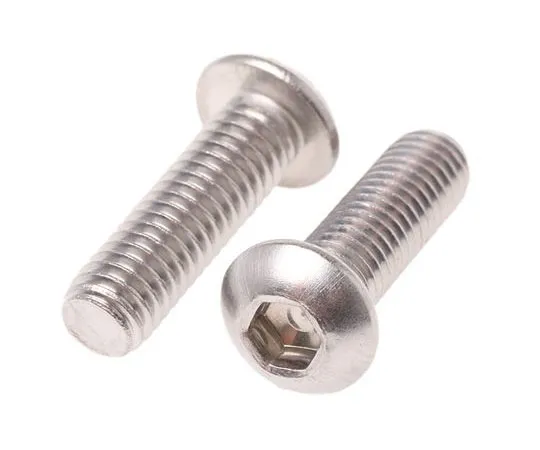 63-4717-76　RS PRO M6 x 20mm Hex Socket Button Screw Plain Stainless Steel　183-8733