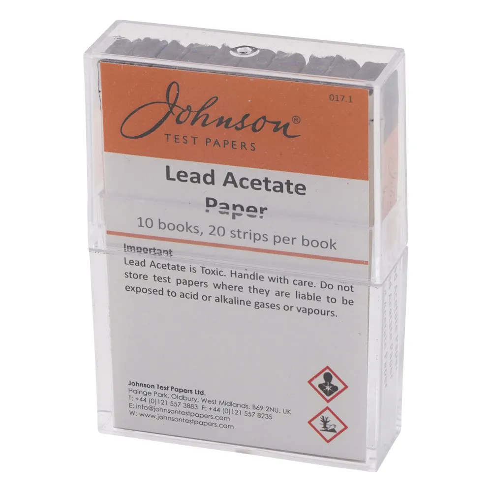 4-5151-01　［Discontinued］Sulfide test paper 10 x 60 mm 20 sheets bound x 10 pieces　17.1