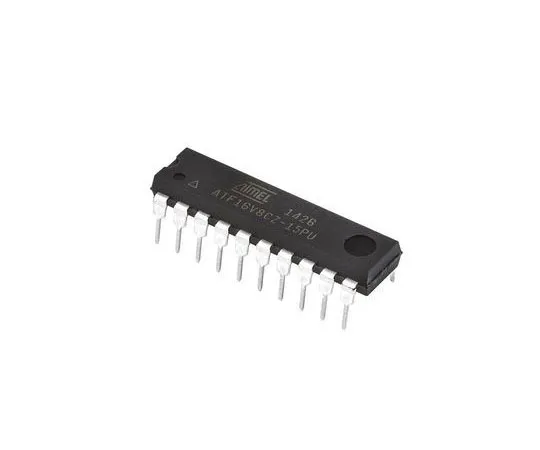 63-4682-94　Microchip Technology ATF16V8CZ-15PU, SPLD Simple Programmable Logic Device ATF16V8C 150 Gates, 8 Macro Cells, 8 I/O,　ATF16V8CZ-15PU