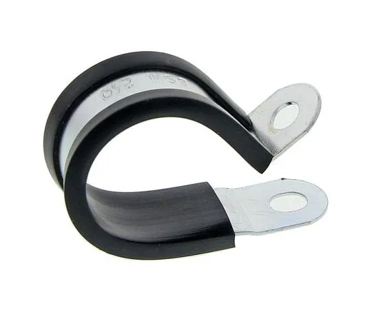 63-4718-68　RS Pro Cable Clip Black Screw Plated Steel P Clamp, 20mm Max. Bundle　186-5397