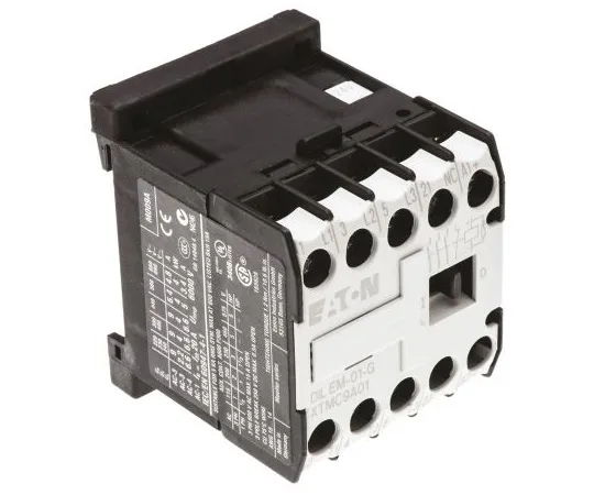63-4805-81　Eaton 3 Pole Contactor, 9 A, 24 V dc Coil, xStart, 3NO, 4 kW　DILEM-01-G(24VDC)