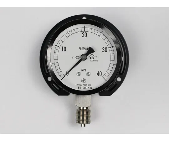 65-4279-70　Normal Pressure Gauge (Φ75) Vertical B Frame for Vibration Resistance 40 MPa　AC20-233