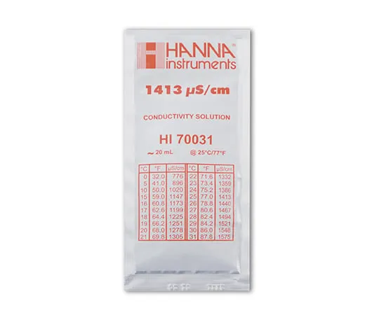 64-0974-23　Standard Liquid Conductivity Calibration 1413 microS/cm 6 Bags Pack　73035