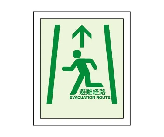 62-6090-13　Evacuation Path Sticker 360 x 300　824-215