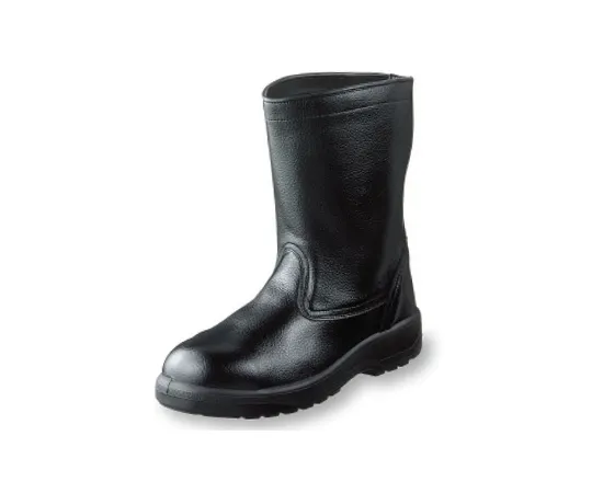 64-6535-13　Resin Toecap Urethane 2-Layer Half Boots Black 23.5 cm　AZ311