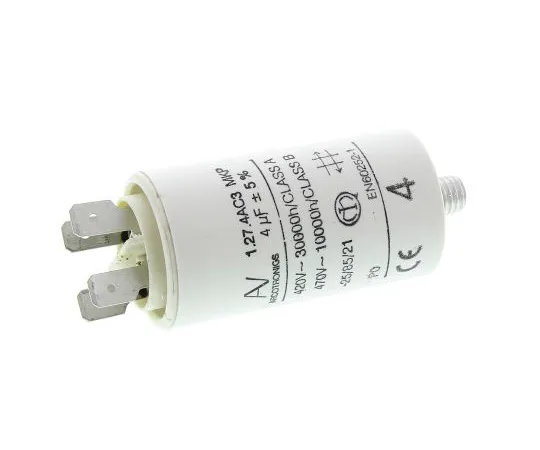 63-4776-78　KEMET 4μF Polypropylene Capacitor PP 470V ac ±5% Tolerance Chassis Mount C27 Series　C274AC34400SA0J