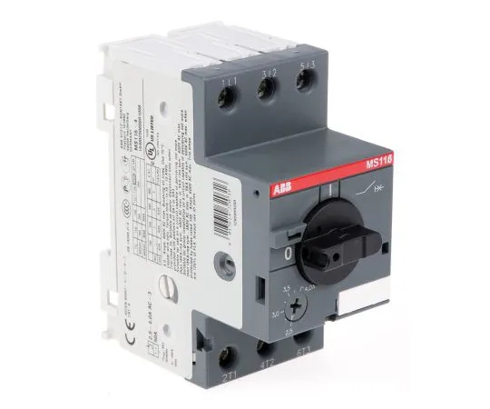 63-4795-88　ABB Manual 3P Motor Protection Circuit Breaker, 690 V ac, 1, 3 Phase, IP20　MS116-4.0
