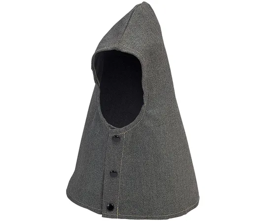 65-1692-67　Gooden ® Flame Retardant Hood Front Button Ash　EHC28
