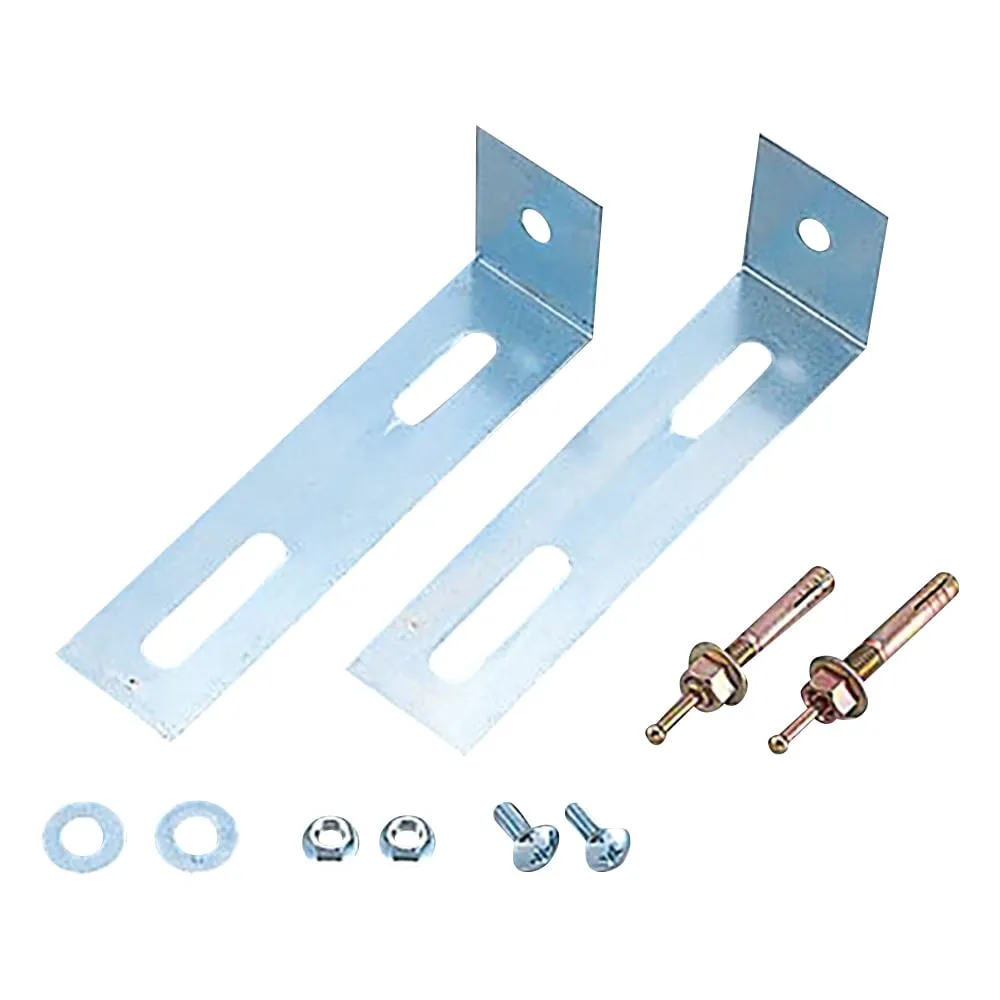 0-5223-15　Stainless Steel Storage Fixed Fittings Set for Wall 2 Pcs　SFS-K