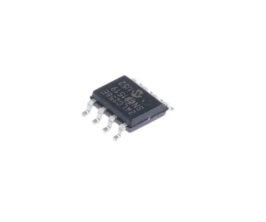 63-4932-46　Microchip 24LC256-E/SN, 256kbit Serial EEPROM Memory, 900ns 8-Pin SOIC I2C　24LC256-E/SN