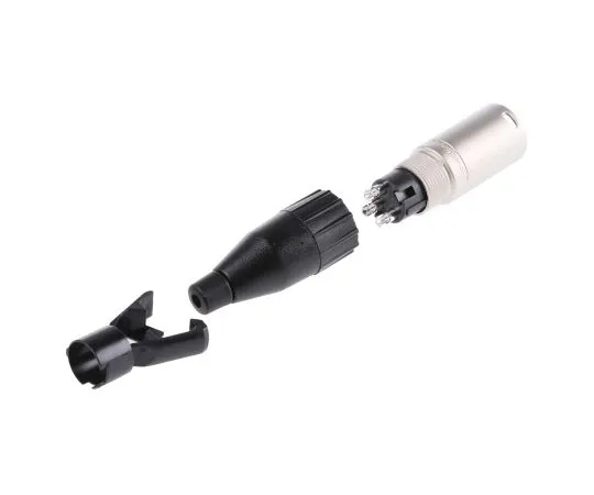 63-4927-83　Amphenol 3 Way Cable Mount XLR Connector, Male, Silver Plated Contacts　AC3MM