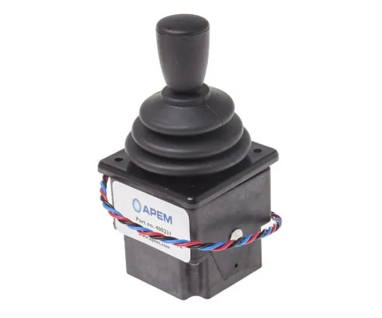 63-4839-25　IP65 Potentiometer Joystick, 1 axes Flying Lead, -20 → +55°C　4R18-2S1E-32-49