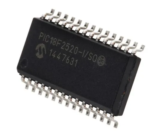 63-4895-86　Microchip PIC18F2520-I/SO, 8bit PIC Microcontroller, 40MHz, 32 kB, 256 B Flash, 28-Pin SOIC　PIC18F2520-I/SO