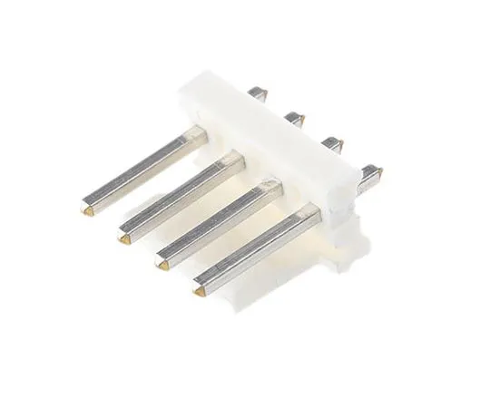 63-4716-74　TE Connectivity MTA-156, 4 Way, 1 Row, Straight PCB Header　640445-4