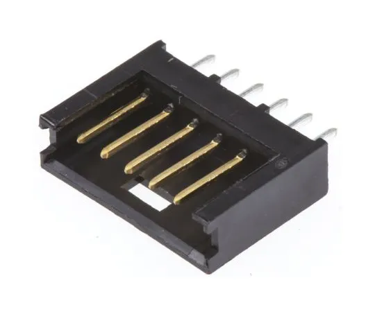 63-4739-57　TE Connectivity AMPMODU MOD II, 6 Way, 1 Row, Straight PCB Header　280372-2