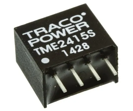 63-4732-55　TRACOPOWER TME 1W Isolated DC-DC Converter Through Hole, Voltage in 21.6 → 26.4 V dc, Voltage out 15V dc　TME 2415S