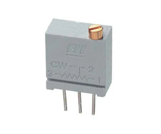63-4690-15　10kΩ Through Hole Trimmer Potentiometer 0.5W Top Adjust TT Electronics/BI 67 Series　67WR10KLF