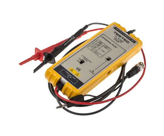 63-4736-45　［Discontinued］Testec TT-SI 9001 Oscilloscope Probe, Probe Type: Active, Differential 25MHz 700V 1:10, 1:100　15101